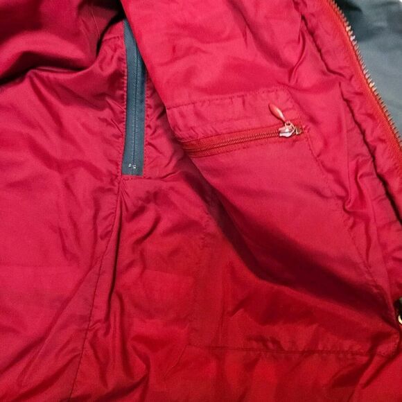 REI Gortex Jacket With Removable Down Liner 2 Coats In One Mens Size M Grey Red - Picture 13 of 16